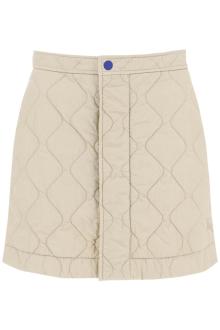 burberry quilted mini skirt