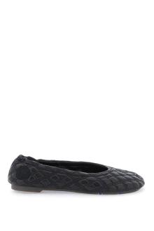 burberry quilted leather sadler ballet flats