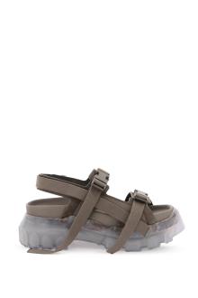 rick owens sandals with tractor sole