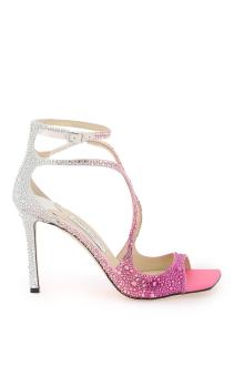 jimmy choo azia 95 pumps with crystals