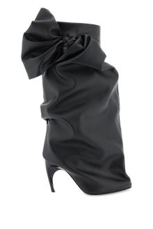 alexander mcqueen armadillo boots with bow