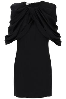 stella mccartney mini dress with petal sleeves