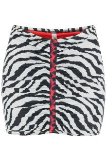 reina olga geraldina animalier mini skirt