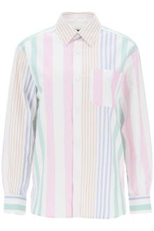 a. p.c. sela striped oxford shirt