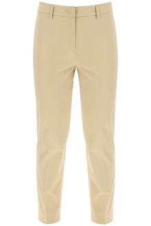 weekend max mara cecco cotton stretch cigarette pants in 10