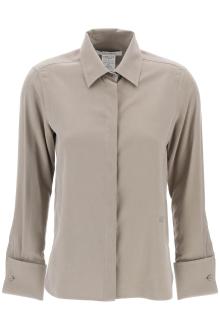 max mara silk canvas candia shirt in