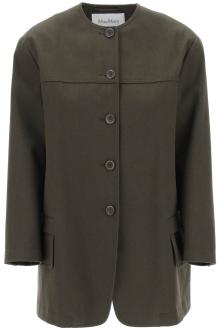 max mara recital midi round neck jacket