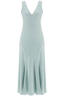 max mara studio acqui satin midi dress