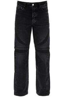 amiri mx-3 jeans with mesh inserts