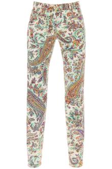 etro paisley patterned jeans