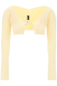 jacquemus la maille pralù micro cardigan