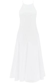 sportmax maxi cactus poplin dress