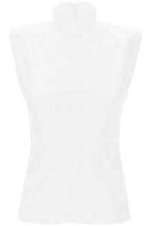 sportmax high-necked sleeveless top in cann