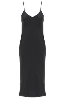 norma kamali midi crêpe slip dress