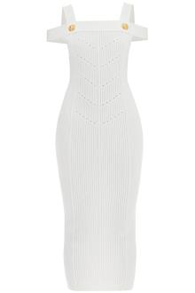 balmain knit midi dress in seven