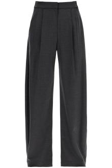 brunello cucinelli stretch wool trousers for men/w