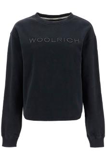 woolrich &#039;embroidered logo crewneck