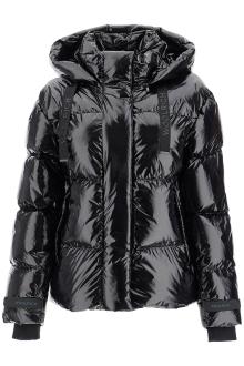 woolrich shiny nylon down jacket