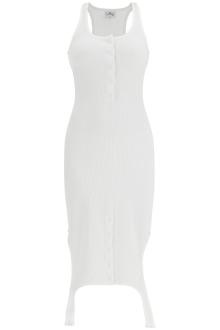 courreges pleat dress with midi length