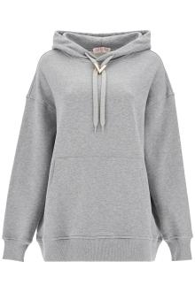 valentino garavani oversized hoodie with hood