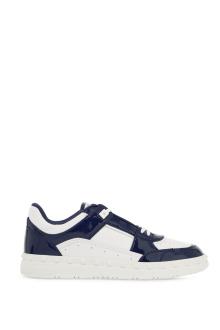 valentino garavani patent leather freedots low-top sneakers