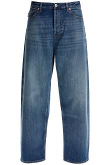 valentino garavani wide-legged cropped jeans with a relaxed