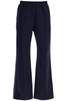 valentino garavani jogger pants with metallic v detail