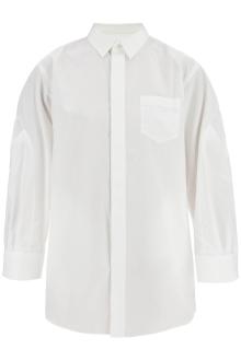 sacai mini poplin blouse in chem