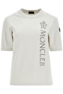 moncler textured logo t-shirt