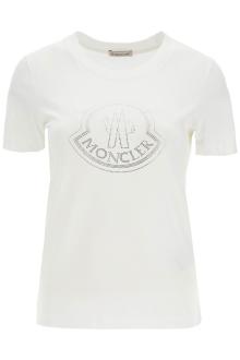 moncler &#039;logo rhinestone t-shirt