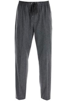 moncler cashmere blend pants for men