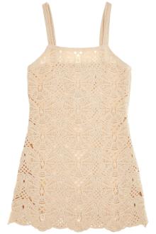 by malene birger crochet fall mini dress