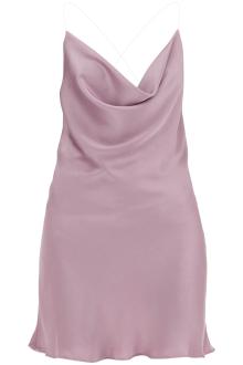 y project mini satin slip dress with spaghetti straps