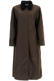 toteme country waxed cotton coat