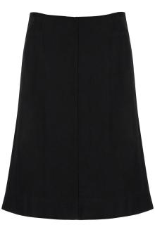 toteme satin panel skirt with eight panels