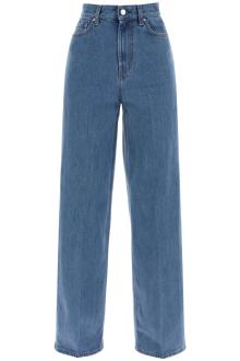 toteme wide leg jeans in organic cotton