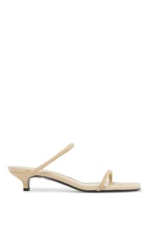 toteme minimalist suede leather sandals