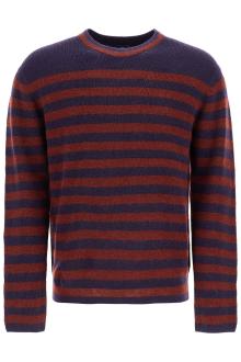 ps paul smith striped wool and mohair blend pullover