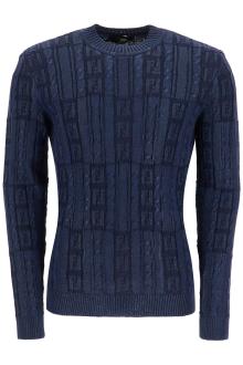 fendi &#039;shiny yarn ff pullover