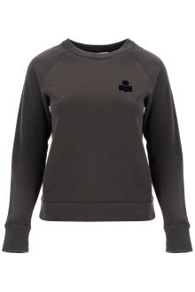 isabel marant etoile milla cotton sweatshirt with round neck