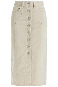 isabel marant etoile denim vandy skirt for