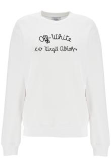 off-white crewneck sweatshirt with