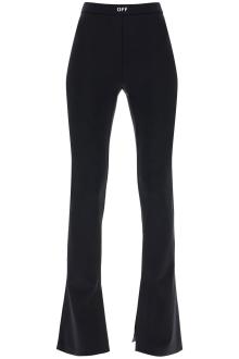 off-white flared leggings with