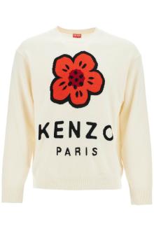 kenzo boke flower wool sweater