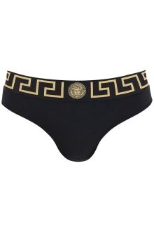 versace bikini bottom with greek border