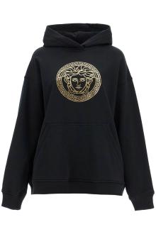 versace hooded sweatshirt with med