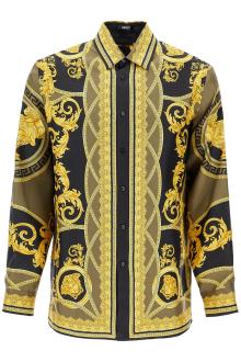 versace barocco silk shirt