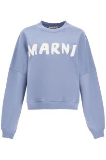 marni crewneck sweatshirt with logo