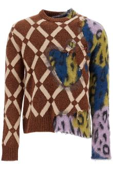 marni two-in-one wool and mohair