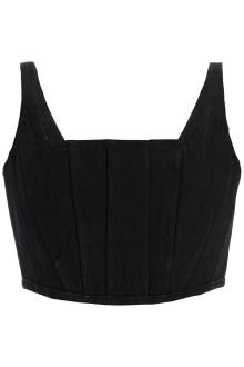 marc jacobs denim bustier top for